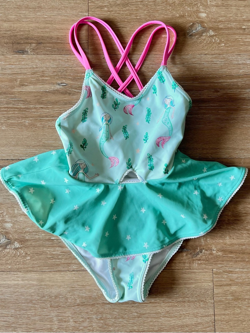 SweetHoney Girls Morgan Skirted One Piece Swimsuit Size 5